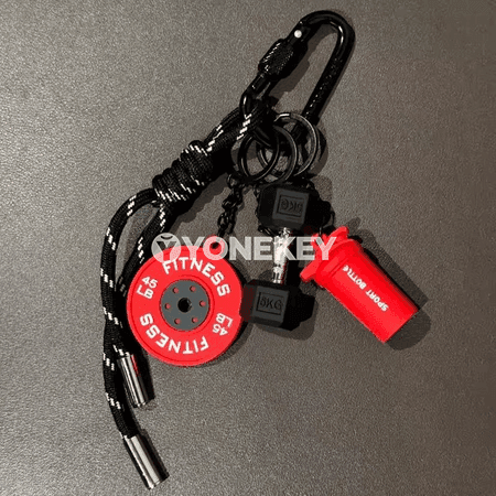 Reňkli Dumbbell Açarlik - Çanta Dakyjysy, Jübütler üçin sowgat