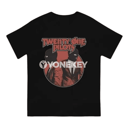 Twenty One Pilots erkek-gyzlar üçin giň kesimli konsert futbolkasy