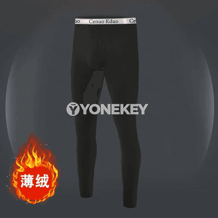 Erkekler üçin ýyly termo içki balaklar, leggins görnüşli