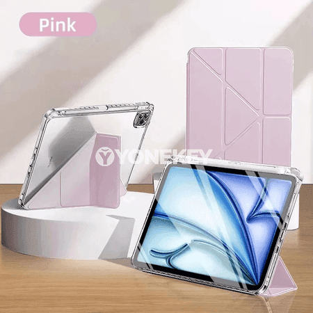 iPad Air 3, 7/8/9 nesil üçin smart örtük, pencil slotly