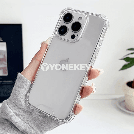 iPhone üçin açyk, ýeňil we şokdan goraýan berk gorag örtük