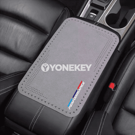 BMW M Performance üçin ýokary hilli zamş armrest örtügi