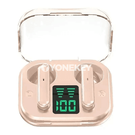 TWS T6 simsiz Bluetooth naýşnikler, LED görkeziji, mikrofonly