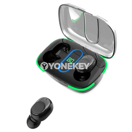 Y90 TWS simsiz Bluetooth nauşnikler, su geçirmeýän, güýçli bass