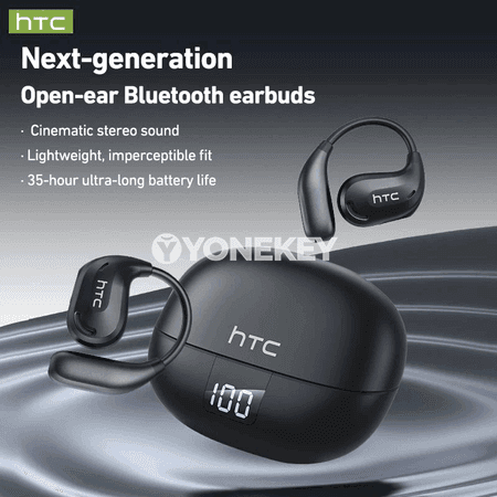 HTC NE47 Bluetooth açyk gulak nauşnikler, AI terjime, sport üçin