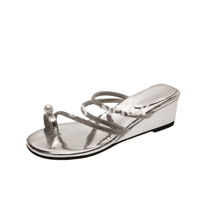 Merjen gaýşaly tomus sandal, tekiz dabanly ýeňil aýakgap