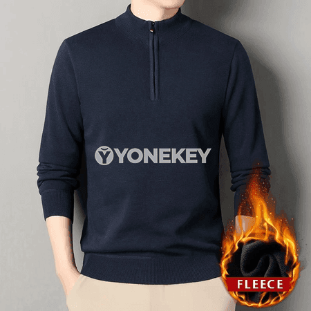 Erkekler üçin ýyly zipli gyş sweatşört