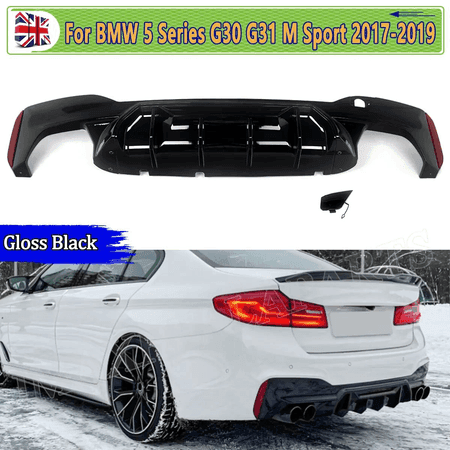BMW 5 Series G30/G31 üçin M5 stil yzky bamper diffuzor lipi