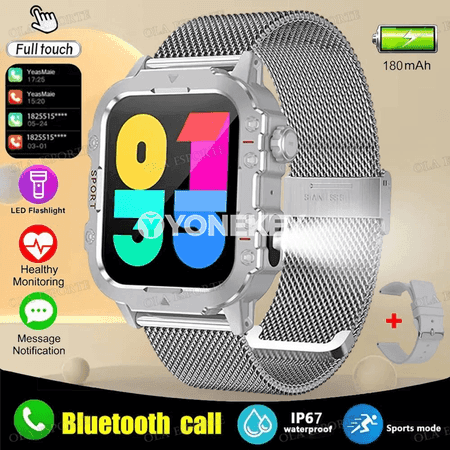 Akyldaky akylly sagat, sport we saglyk gözegçiligi, Bluetooth jaňly HW12