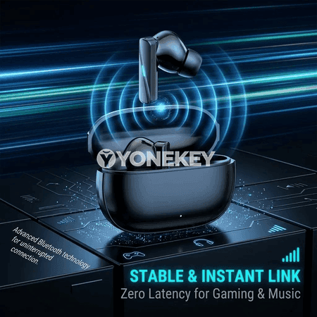 Simsiz Bluetooth gulaklyklar, mikrofonly, kompakt, sensorly dolandyryşly