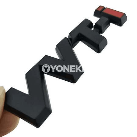 Toyota üçin VVTi chrome metal ganat stikeri