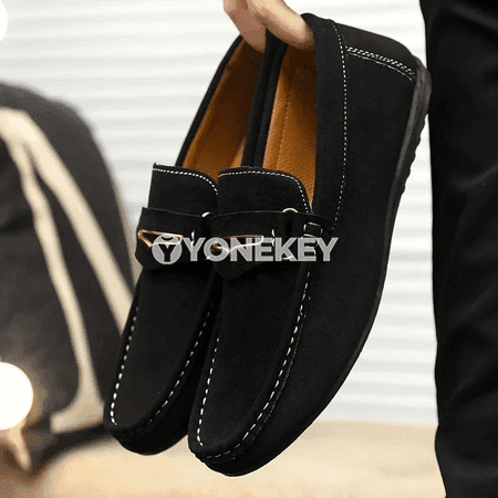 Erkekler üçin ýazlyk loafers köwüşler, ýeňil slip-on sport stil