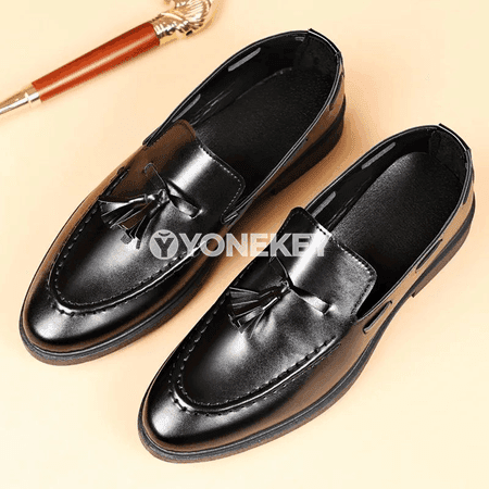 Erkekler üçin sypaýy zamana laýyk köwüşler, bagjyksyz loafers
