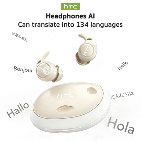 HTC NE76 AI terjimeçi Bluetooth gulak içi nauşnikler, syýahat üçin
