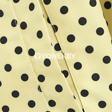 Zenanlar üçin nokatly stend boýunly ýeňil jaket, giň kesimli