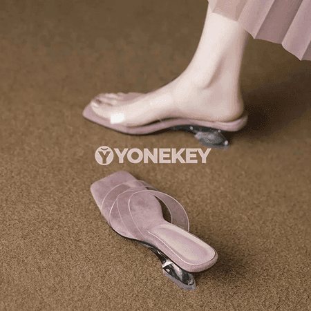 Açyk burunly ýokary ökjeli moda sandallary – tomus üçin