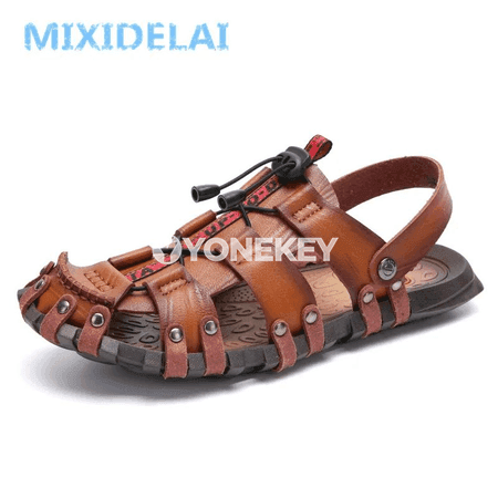 Erkekler üçin rahat tomusky sandal aýakgaplar, ýumşak gündelik flip-flop