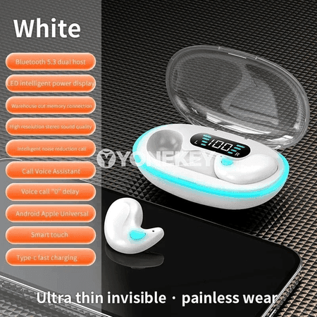 X55 simsiz uky nauşnikleri, gizlin, ses azaldyşly Bluetooth headset