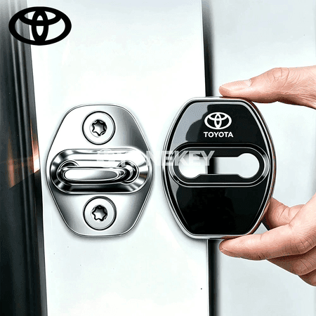 Toyota üçin 4 sany alýumin gapy gulpy gorag kapagy, anti-sokuşma