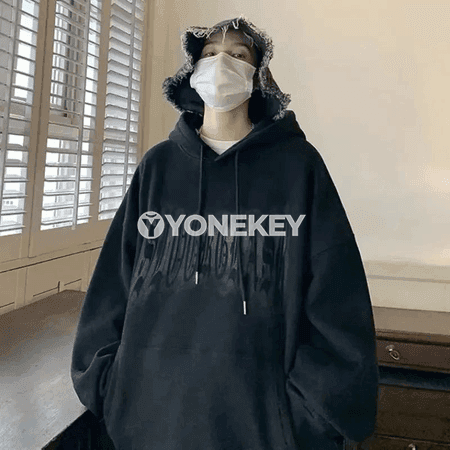 Erkekler üçin oversize hoodi, çaply, ýaz güýz üçin M-8XL