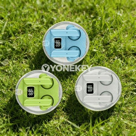 Simsiz TWS Bluetooth gulaklyklar, sport üçin, mikrofonly