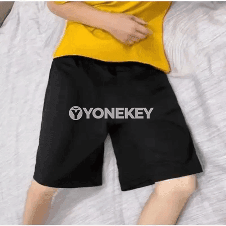 Erkekler üçin ýazlyk boýkot şortik, çaply, boş oturyşly