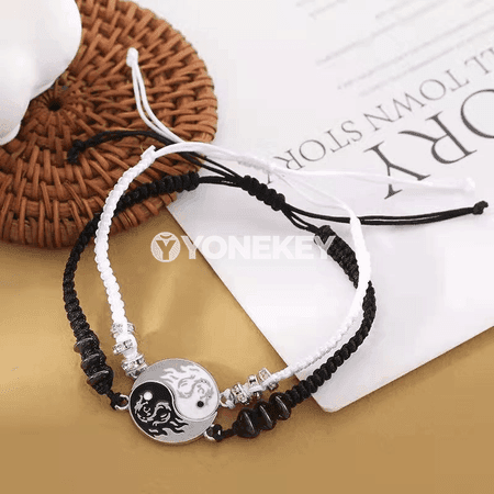 ​☯️ Aýrylyşmaz  Baglanyşyk: Yin-Yang  Jübüt Bilezligi! ☯️