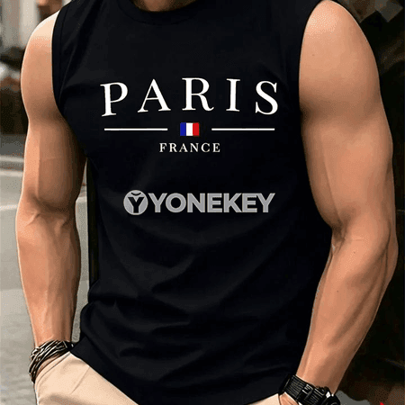 Erkekler üçin ýeňil, dem alýan sport maýkasy, 3D çaply, uly kesim