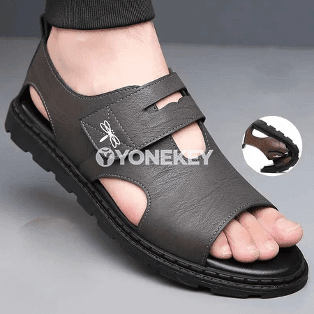 Erkekler üçin roman sandal, ýumşak tabanly, gündelik we rahat