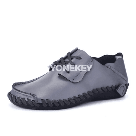 Erkekler üçin deri gündelik köwüşler, rahat loafer stil