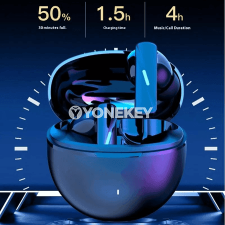 Mate 90 simsiz Bluetooth gulakly nauşnikler, mikrofonly