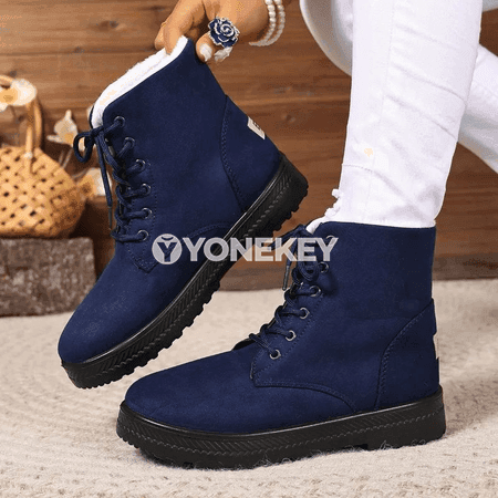 Zenanlar üçin gyş boots, ýyly, ýokary boýunly, süýşmeýän