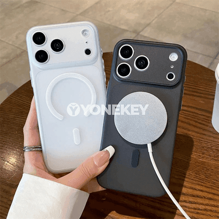 iPhone üçin ultra inçe TPU MagSafe örtükli telefon gaby