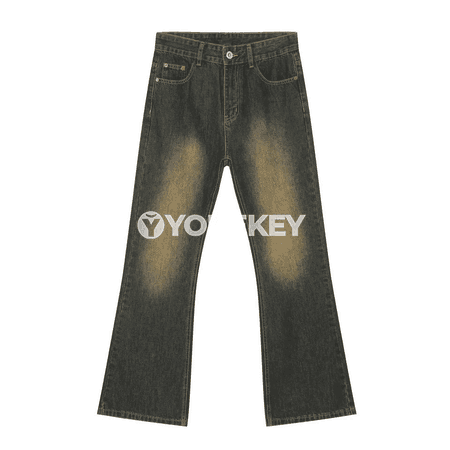 2025 täze erkek jeans: giň kesim, göni balak, retro şäher stili