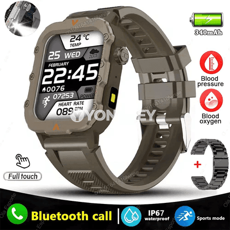GPS li akylly sagat, açyk howa sporty, Bluetooth jaň, suw geçirmeýän