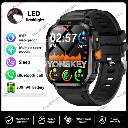 2026 akylly sport sagady, Bluetooth jaňly, suw geçirmeýän