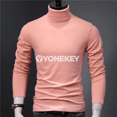 Erkekler üçin ýyly golf switer, ýokary boýunly, uzyn ýeňli