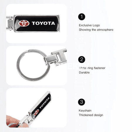 Toyota üçin premium stil dolandyryş açar brelki, rezin-zink aksessuar