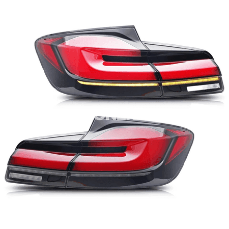 BMW 5-Series F10 M5 üçin LED yz çyralary, sekwensial signal