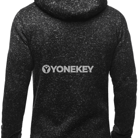 Erkekler üçin fermuarly ýyly sport hoodie kardigan