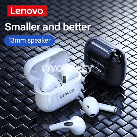 Lenovo LP40 simsiz Bluetooth nauşnikler, sensorly sport gulakçyklary