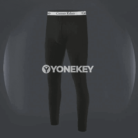 Erkekler üçin ýyly, galyň trikotaž leggins jalbar