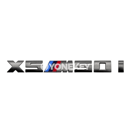 BMW üçin M logo bagaj nyşany, 7.3 sm 3D metal sticker