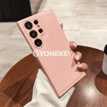 Samsung Galaxy üçin PU deri, mat, kamera goragly zarbany siňdirýän gaby