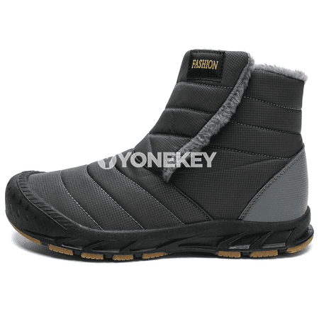 Ýaşyl gyş erkek botinkalary, ýyly, amatly we suw geçirmeýän model