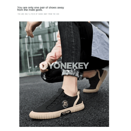 Erkekler üçin ýeňil slip-on sport aýakgaplar, elastik, galyň tabanly