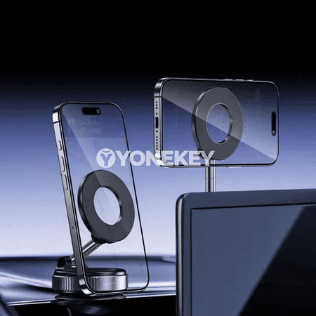 Maşyn üçin magnitli telefon saklaýjy, 360° aýlanýan, bukulýan