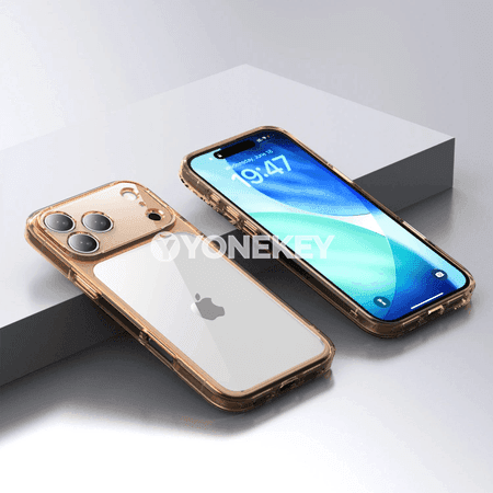 iPhone 17Air/17/17 Pro üçin transparent şokdan goragly gap
