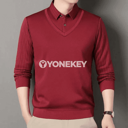 Erkekler üçin ýyly fleece köýnek, uzyn ýeňli, gyş üçin rahat üst eşik