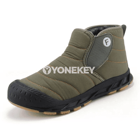 Gyş üçin ýyly erkek ankle botinkalar, suw geçirmeýän, rahat